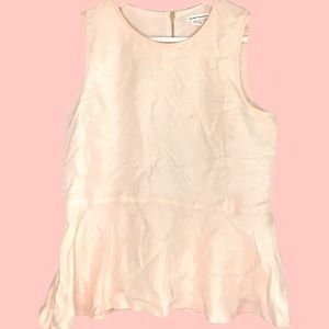 Pastel Pink Club Monaco Peplum Top